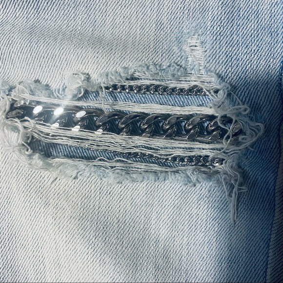 Custom Ripped Chain Jeans - Picture 1 of 13